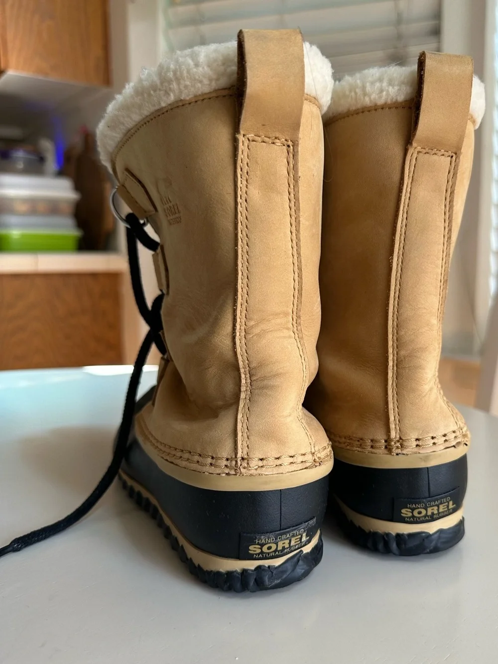 Sorel Women’s Tan and Black Winter Boot